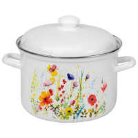 Кастрюля 6,0 литров "Цветущий луг",(С-1618АП2/4) 