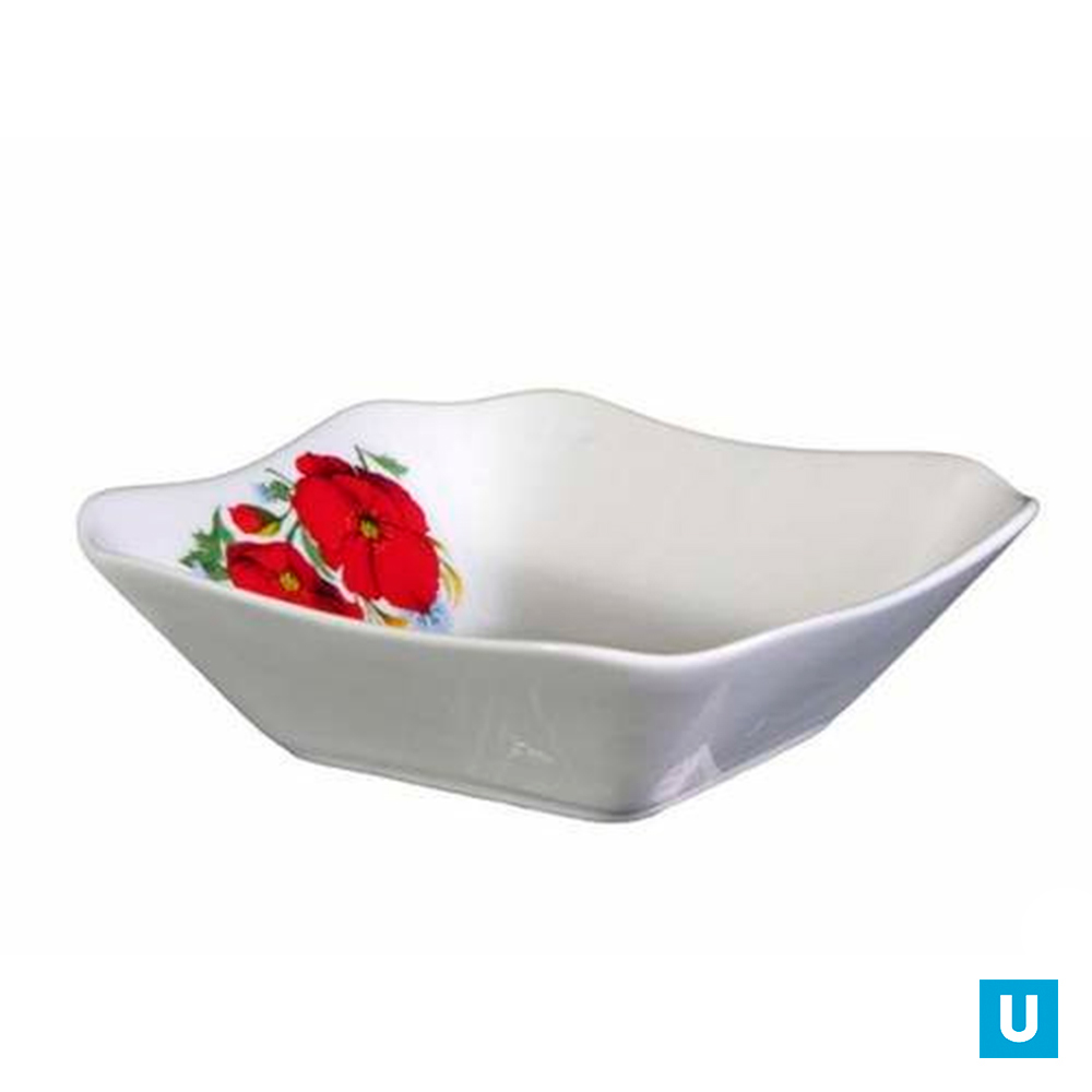 Салатник 450 см3 "Маки красные"