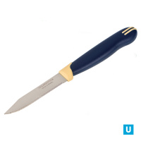 Tramontina Multicolor Нож кухонный с зубцами 8см, блистер, цена за 2шт., 23528/213