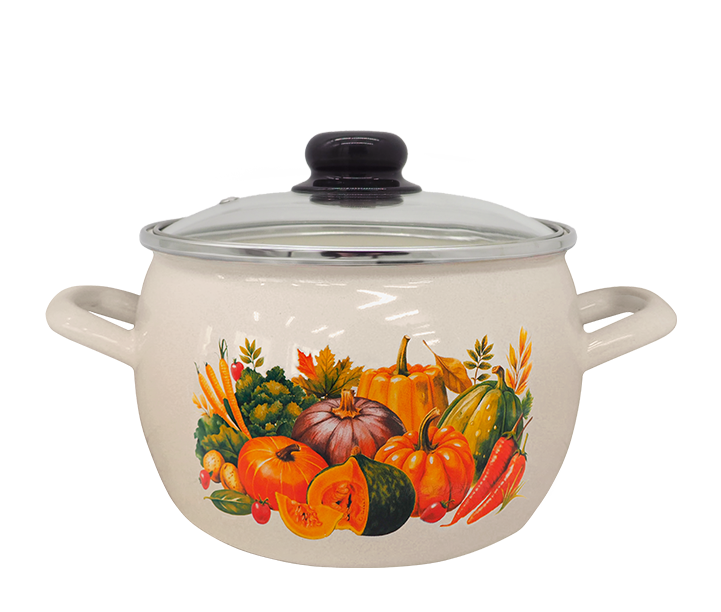 Кастрюля 5,0 литров "Осенний карнавал" (С-4216САП2/4Жм) 