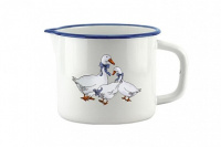 Кружка со сливом 1,4л (12), 01-0108н/4-Гуси