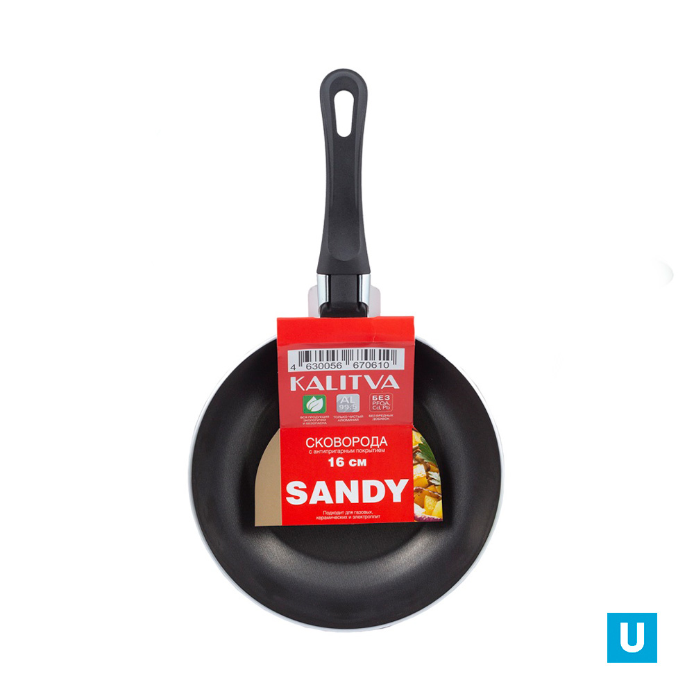 Сковорода 160 мм "СЭНДИ"1 ручка, б/кр, толщ. 1,8мм