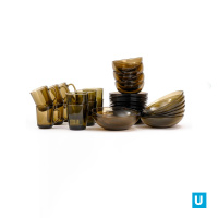 Набор столовый 44 пр "BASILICO" ДЫМКА