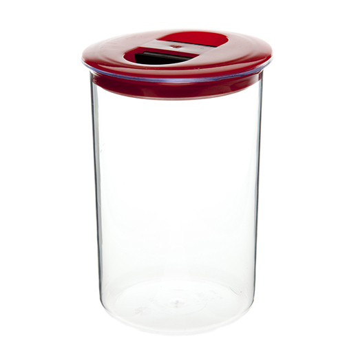 Банка д/сыпучих продуктов 1л круглая 