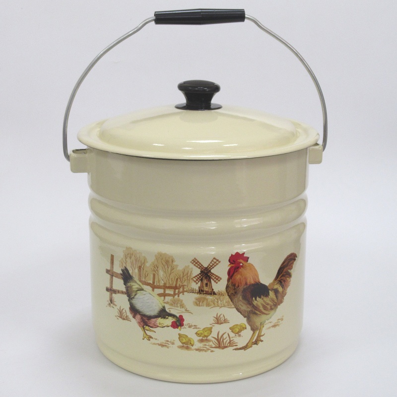 Ведро ц/шт с/кр 41204-242/6-У2 12л (слоновая) Подворье