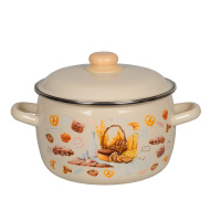 Кастрюля сф. 4л, слон. кость, Хлеб, 1RC201М