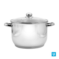 Кастрюля «Прима» (блеск) - 8 л, 260 мм, ТРС, КС