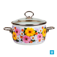 Кастрюля сф. 3л  "Fernanda", белосн., 1SA205S