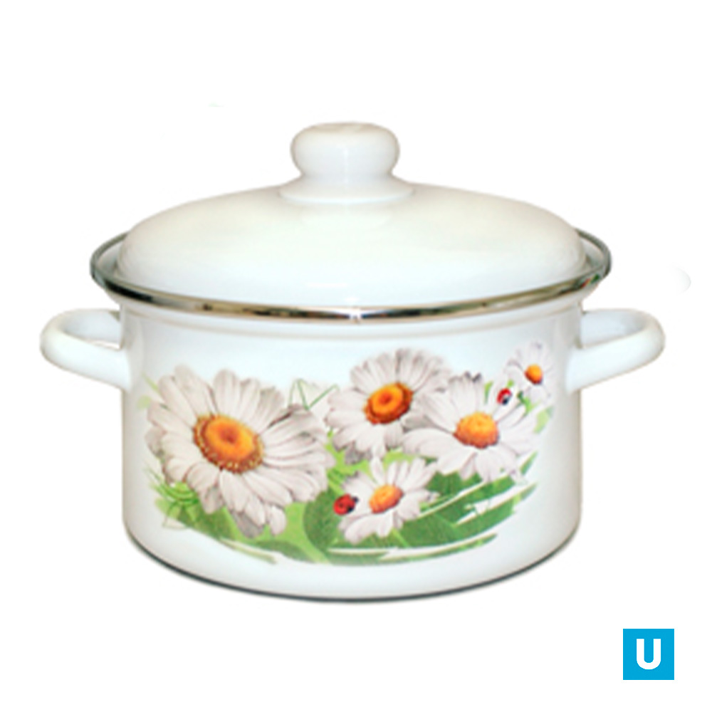 Кастрюля 4л, 01-Б1614/4-Ромашковое поле-Г