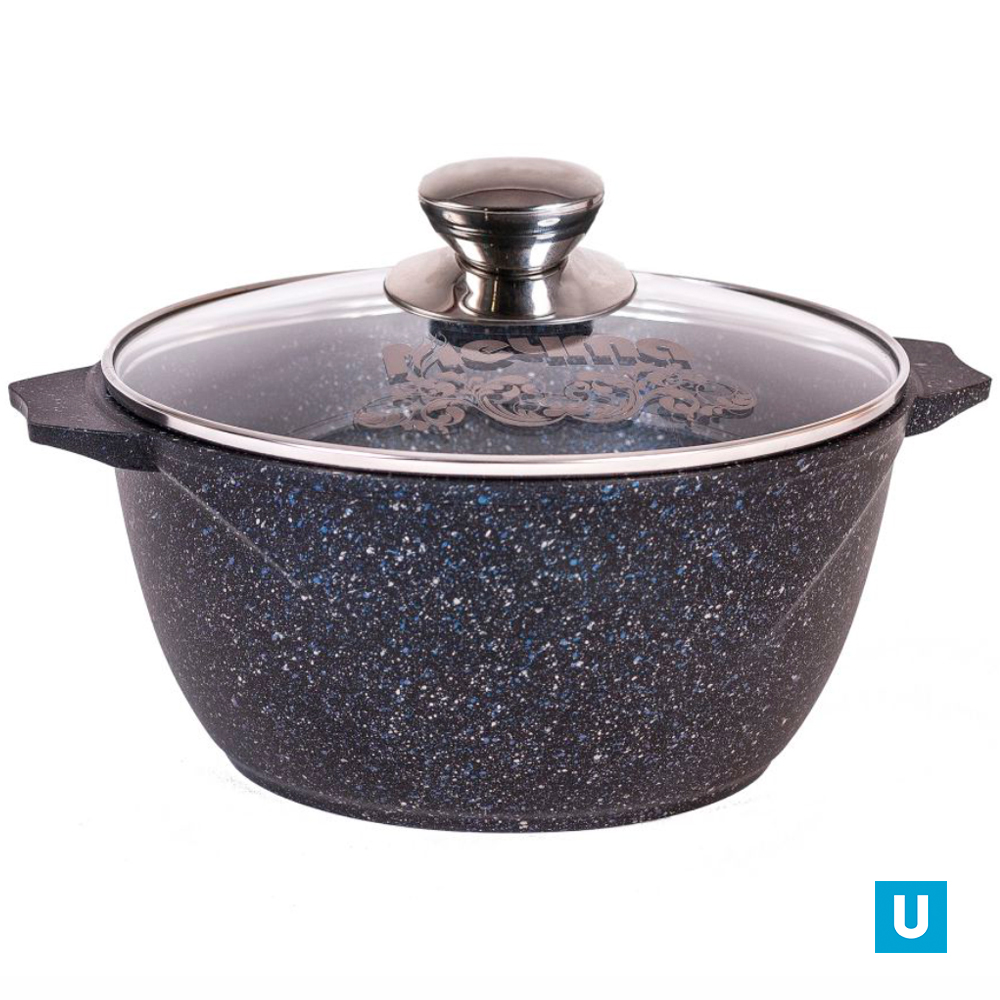 Кастрюля 6л АП Гранит star арт.46803