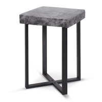 Табурет с квадратным сиденьем разборный (НТ5-В/ГР графит)