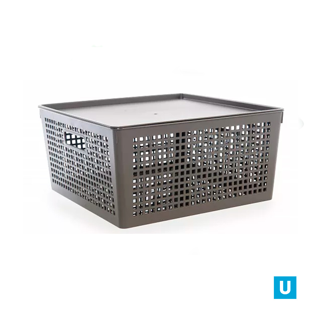 Корзинка "TRAYMIX" 12л с крышкой 310х310х150мм 