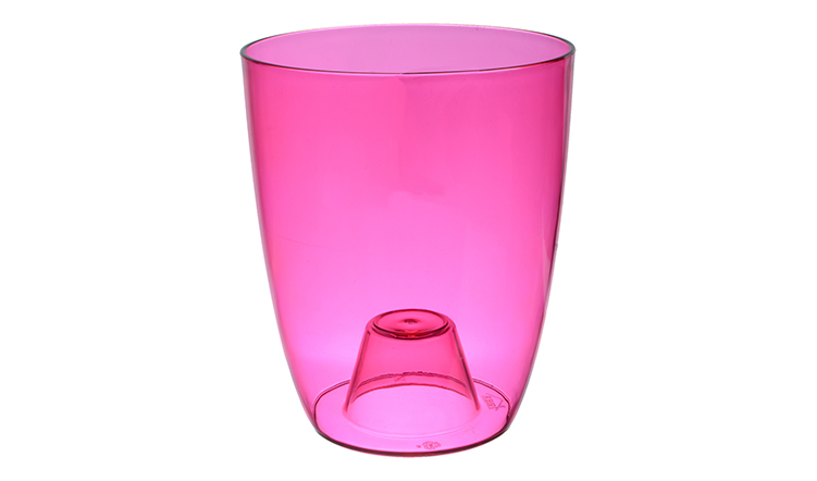 Кашпо ОРХИДЕЯ D160мм (Зелёный/Прозрачный/Розовый/Фиолетовый)