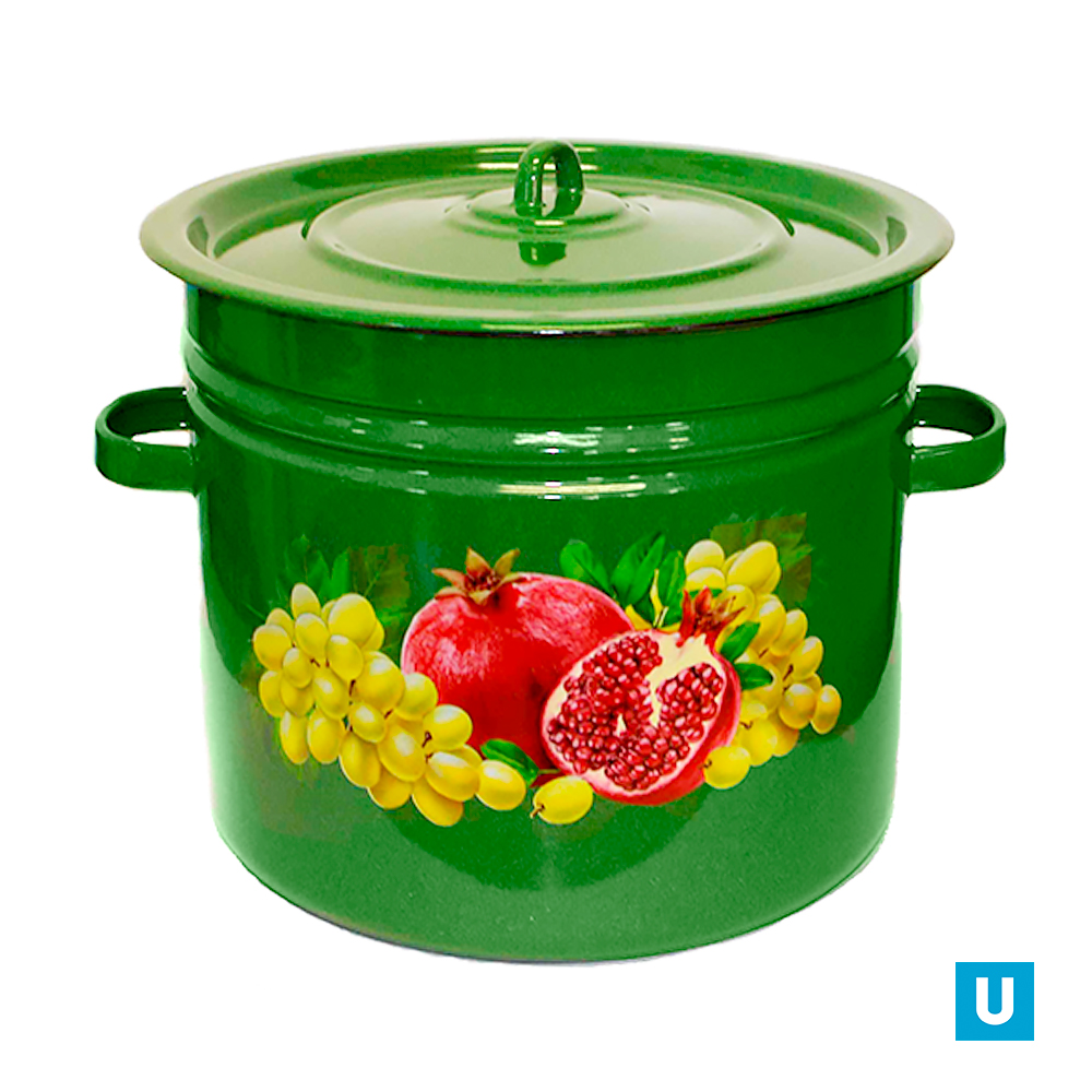  Бак 20 л декор зеленый рябчик 