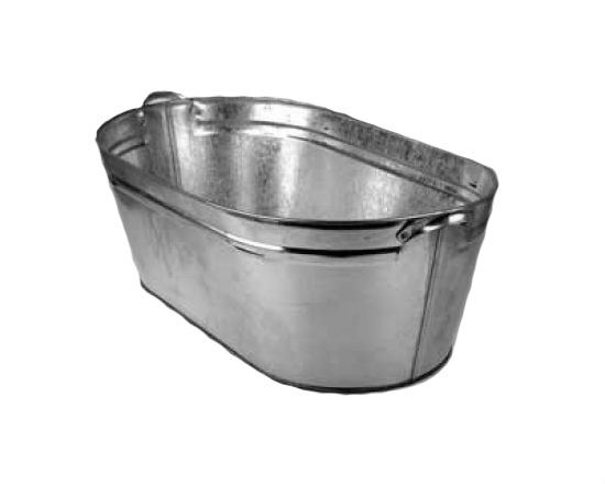 Ванна хозяйственная оцинкованная  75л г.Магнитогорск 