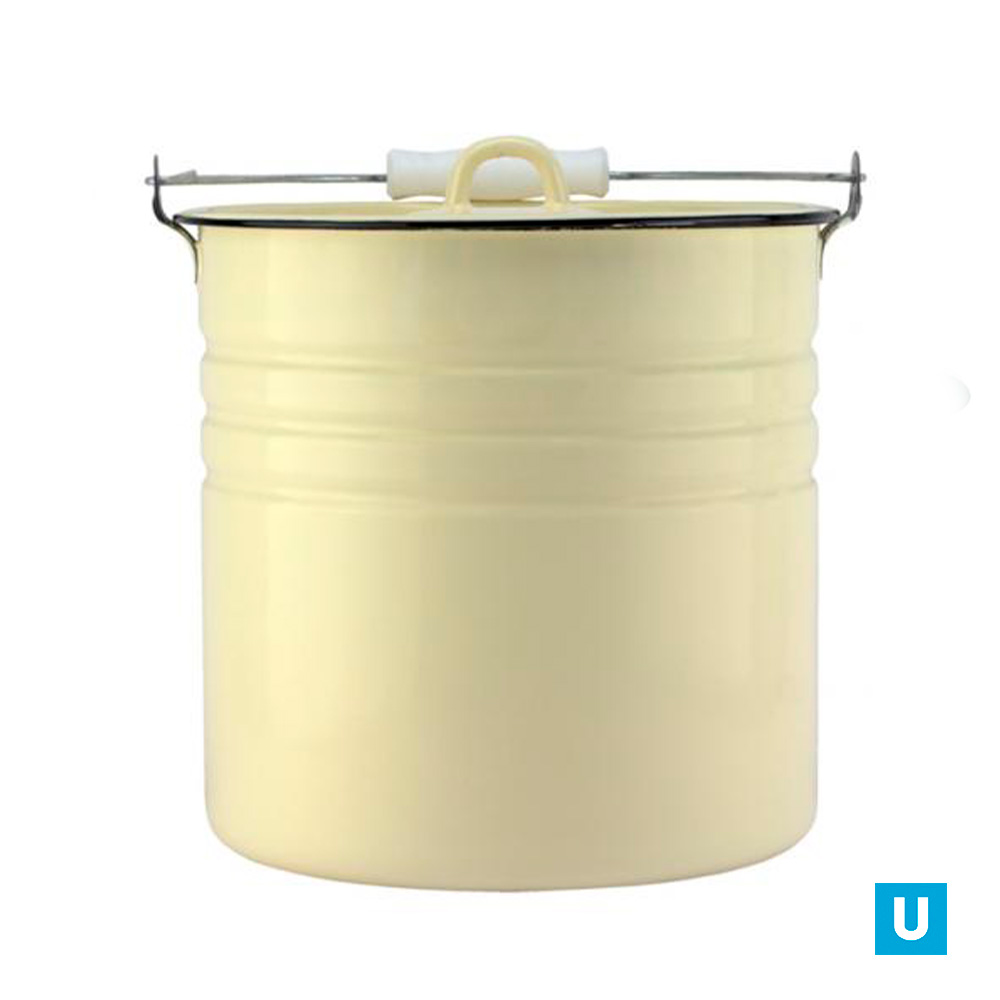 Ведро12л с крышкой, 21-1224