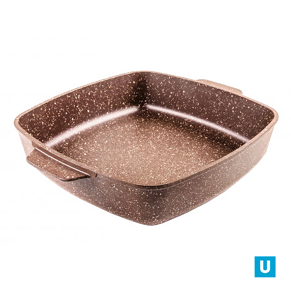 Противень 280х280мм Шоколад литые руч. без кр., п281аш