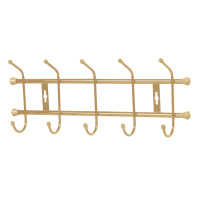 Вешалка настенная 484х188мм (5 крючков) золотой ВН5