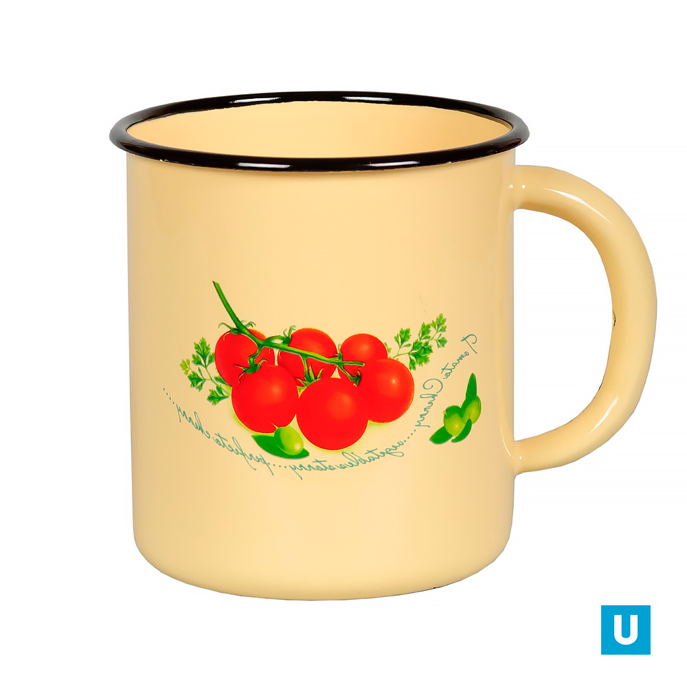 Кружка 0,25л  кремовая с рис., 1с1с 