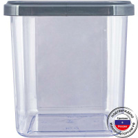 Банка для сыпучих продуктов Cubbo Scandi 0,9л (серый)
