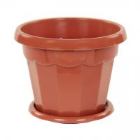Горшок цв. "Гармония" 0,7л. с под. коричн