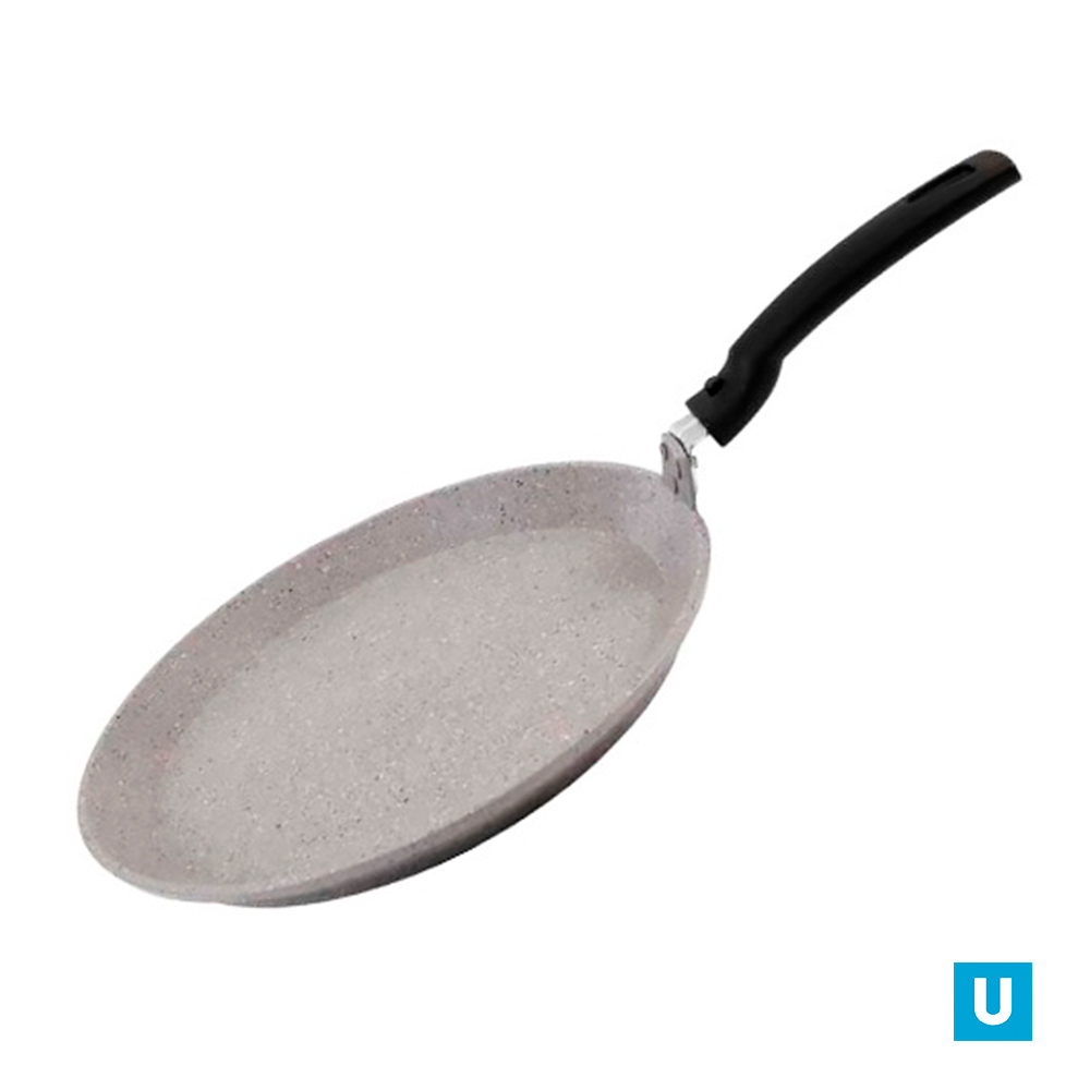 Сковорода блинная 240мм АП (светлый мрамор)