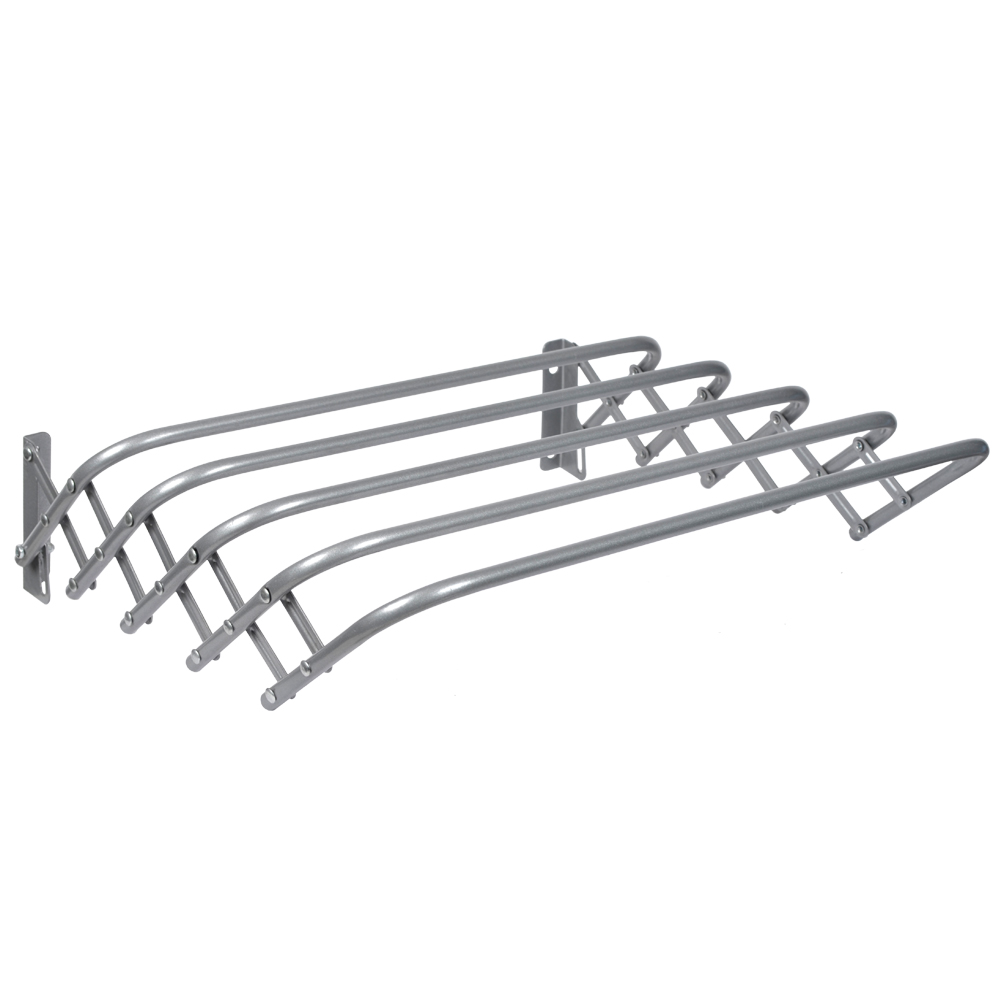 Сушилка для белья настенная 6м (СН120/C серебряный) (1200х450х185)