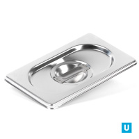 Крышка из нержавеющей стали для GN 1/9,  Luxstahl, Китай, га40 (10216170/141121/0340365/1, )