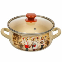 Кастр.сферическая 2л (слоновая) Сомелье арт. 61904-102/4.02-У4