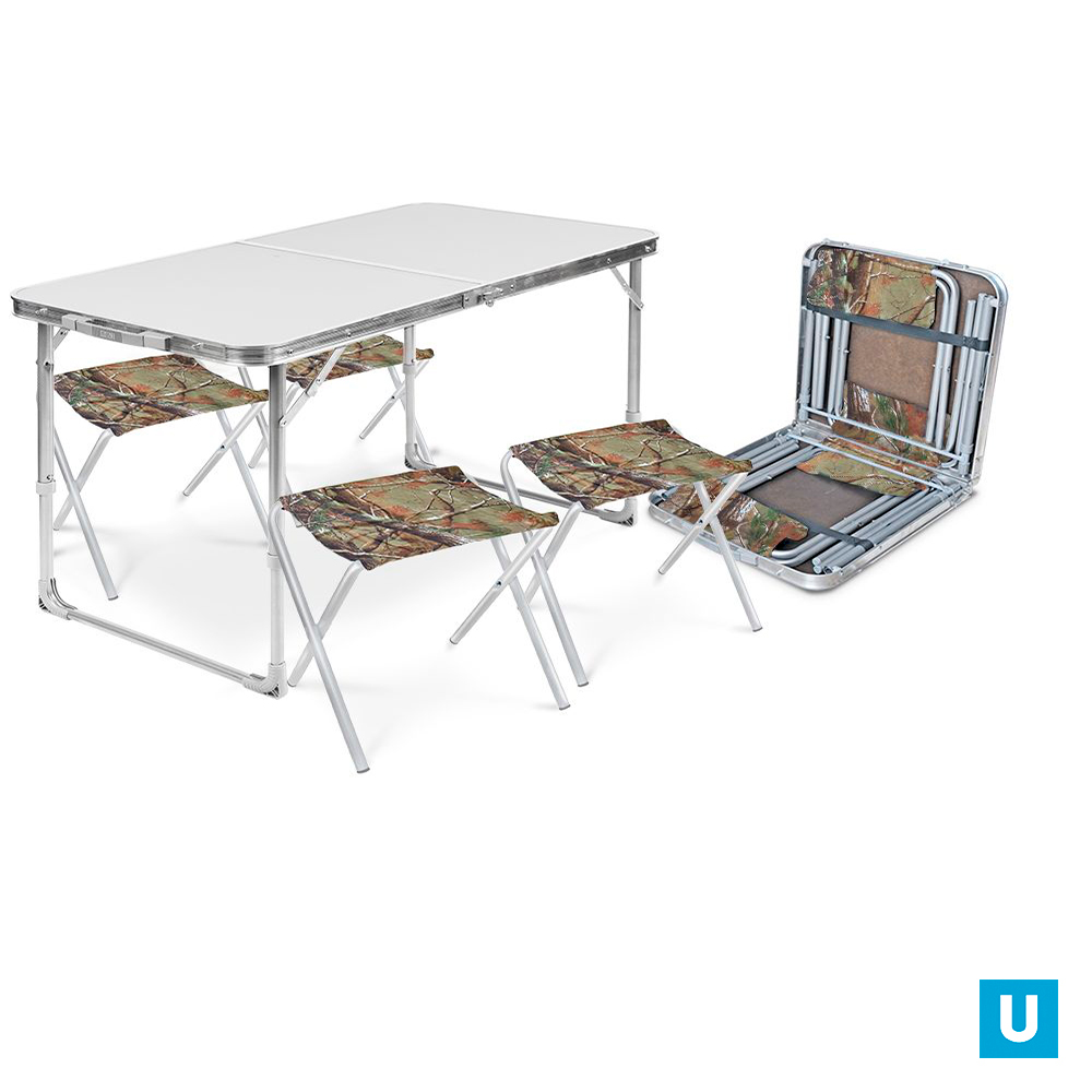 Набор стол+стулья (ССТ-К2/1 металлик-хант)