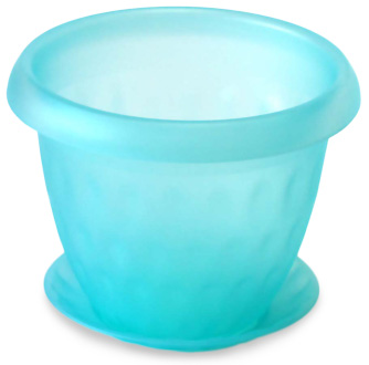 Горшок для орхидей "Розетта" 1,7л Д170 c поддоном С126П Цвет в ассортименте 