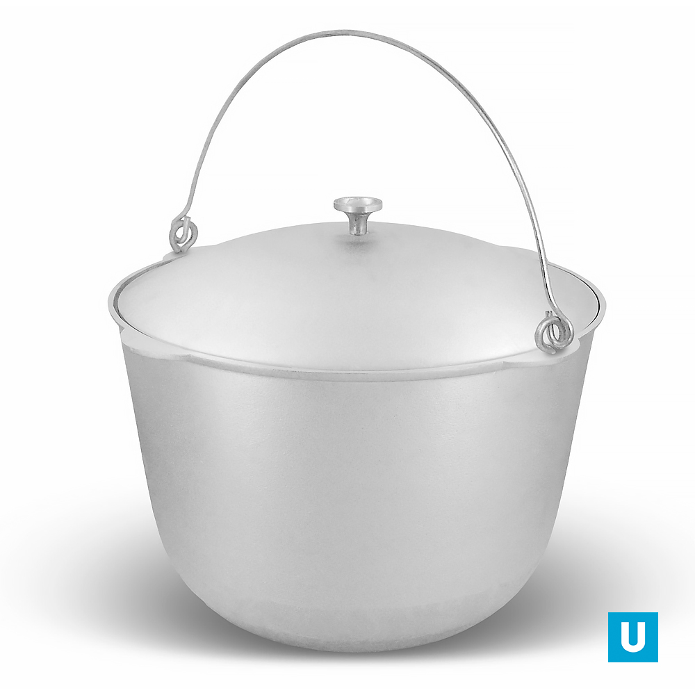 Котел походный 30л - кп300 полукруглое дно