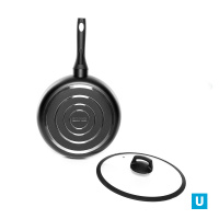 Сотейник Hi-Black, d240 ст.кр.***