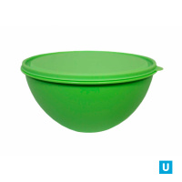 Миска 4л с цветной крышкой цвет в ассорт. *12 (Ангора)