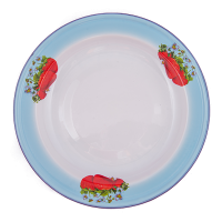 Блюдо 2 л Клубника садовая, серо-голубое, шт