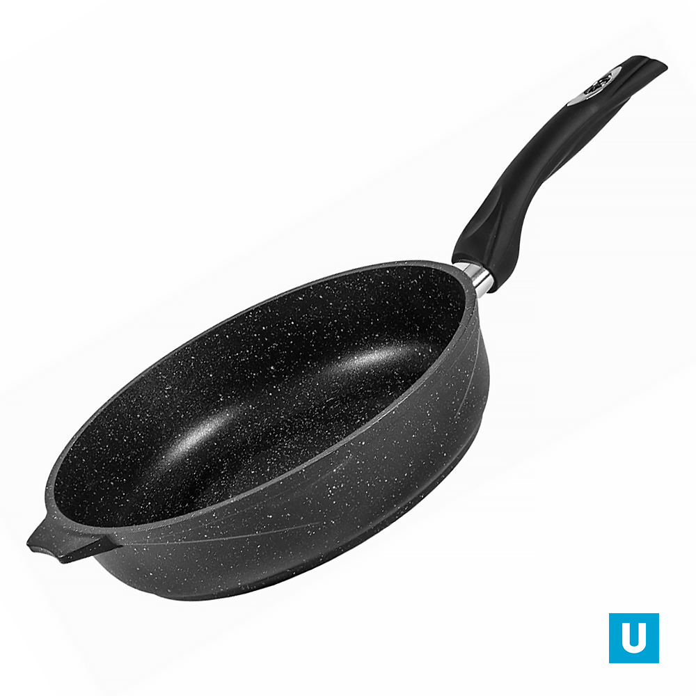 Сковорода  28см АП Гранит black арт.28802