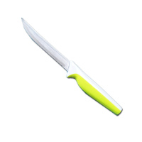 Нож для мяса 11,5/0,10см  с бело-зеленой  ручкой ТПР, С59