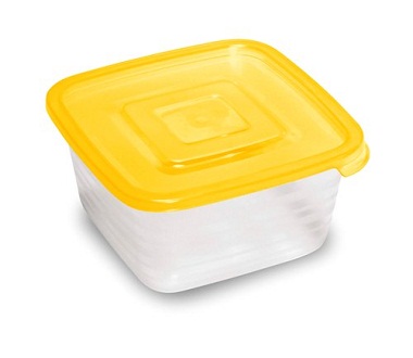 Контейнер для СВЧ "Унико" квадратный 0,45л С208 Цвет в асс-те Мартика (Барнаул) уп.52