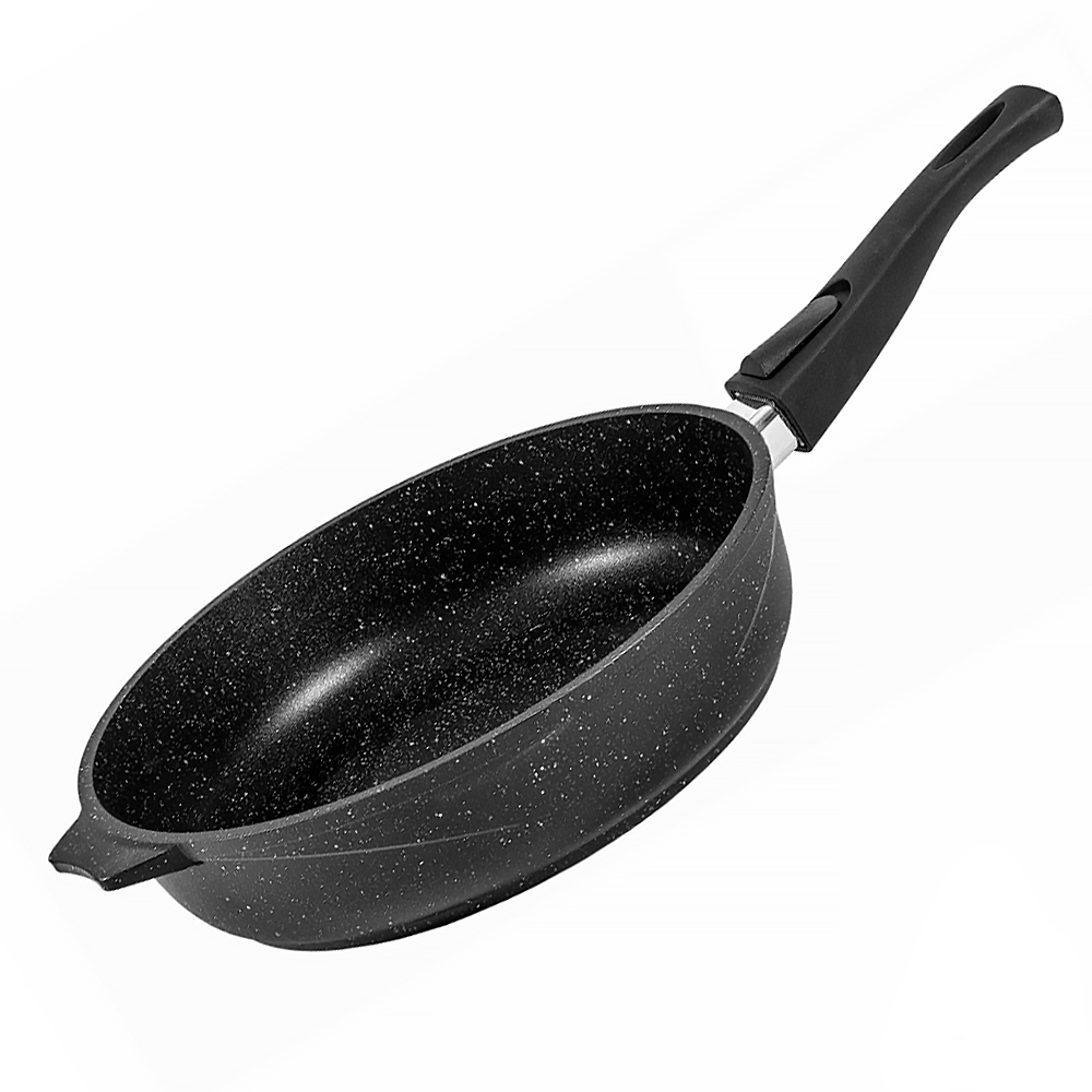 Сковорода  26см АП Гранит black со съемной ручкой арт,026802