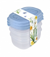 Набор контейнеров Весенний сад 3 шт 0,65 л