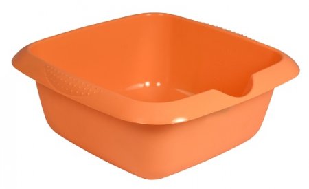 Чаша хозяйственная "Дельверо" квадратная 4,8л С659 Цвет в ассортименте  МАРТИКА (Барнаул) уп.30