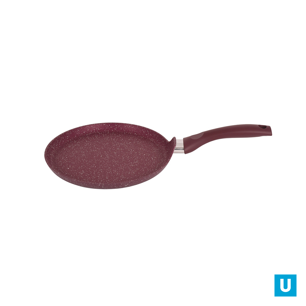 Сковорода блинная 240мм с ручкой, АП ( Mystery), линия "Trendy style"