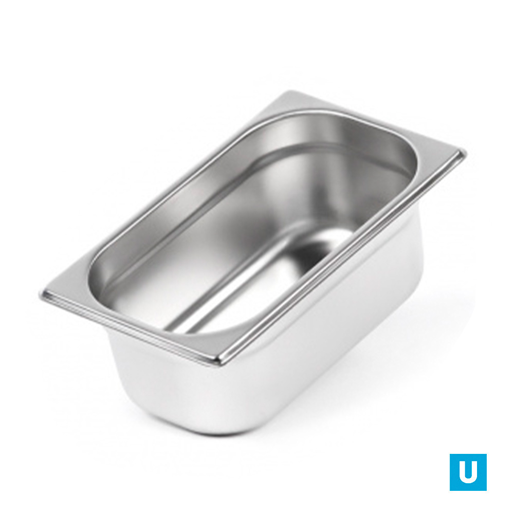 Гастроемкость из нержавеющей стали GN 1/4 265х164х100 мм, Luxstahl, Китай, га20
