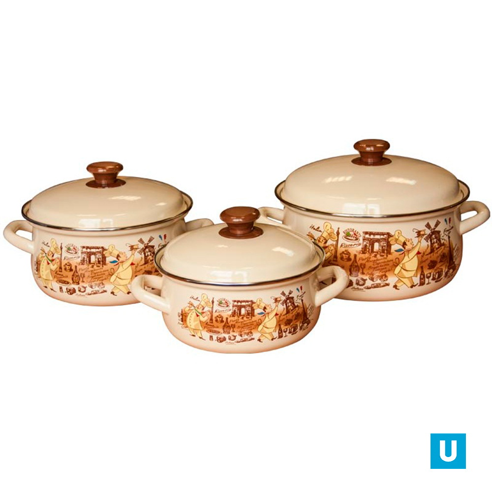 набор Мастер шеф-1 (слоновая кастр.сфер. 2л3л,4л), арт.