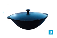 Сковорода WOK 4,0л с алюминиевой крышкой, арт вок49