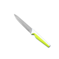 Универсальный нож 12,5/0,10см  с бело-зеленой  ручкой ТПР, С60