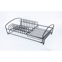 Подставка д/посуды настольная  (тарелки, кружки)  ( 38*25,5*12,8) ТП черный уп 4шт