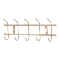 Вешалка настенная 5 кр (ВН5/БЖ бежевый)