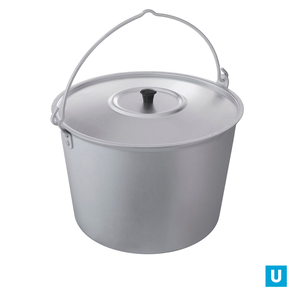 Ведро ал. с крышкой 9,0л  ООО "Эрг-AЛ"