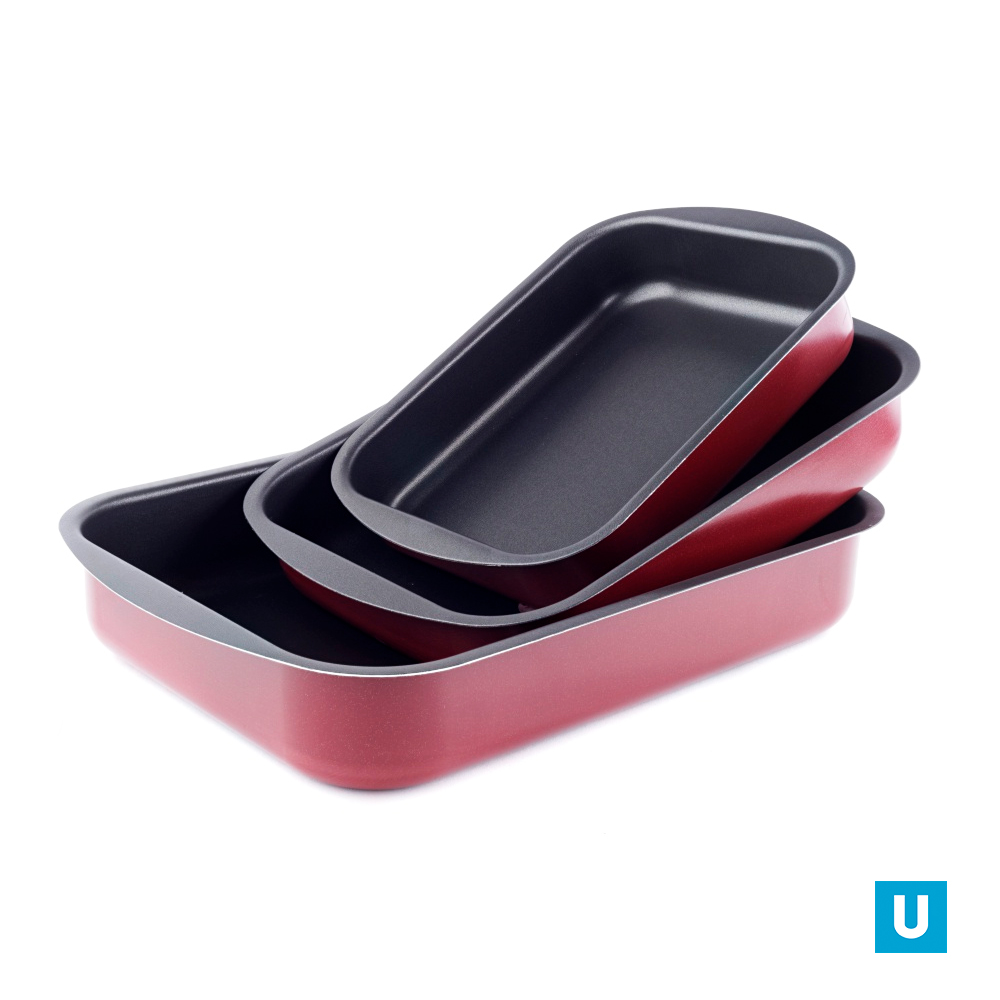 Набор противней 3шт 290*200*50,340*240*60,395*270*65